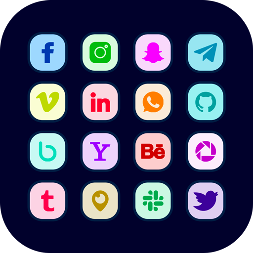 Master -  All social media &amp; social network app icon