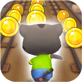 Subway Talking Run Cat icon