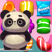 Panda Match3 SAGA 🐼 Candy Jewel Puzzle Mania 2018 icon