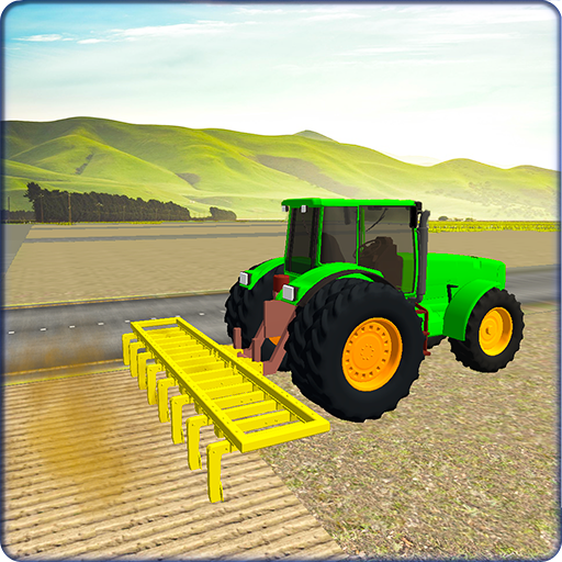 Farming Simulator Real Tractor Driving Racing Game icon