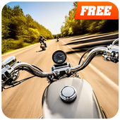Moto Racing : Real City Highway Bike Rider Game 3D icon