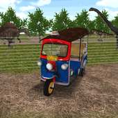 Tuk Tuk Taxi Jurassic Zoo on 9Apps