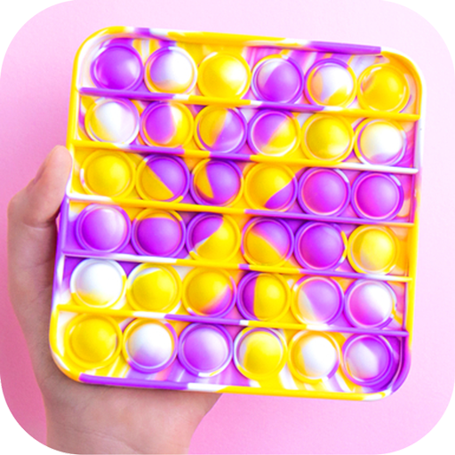 DIY simple dimple pop it Fidget Cubes Sensory Toys icon