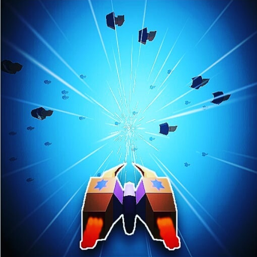 Spaceship 3D : unidentified flying object (ufo) icon