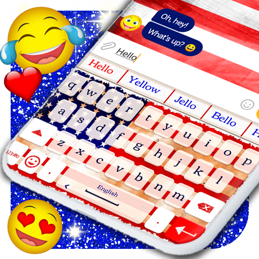 American Keyboard Emoji ⭐ Best Keyboard Themes icon
