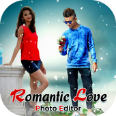 ikon Romantic Love Photo Editor