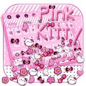 Pink Kitty Gravity Keyboard Theme