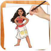 Learn to Draw Moana NEW icon