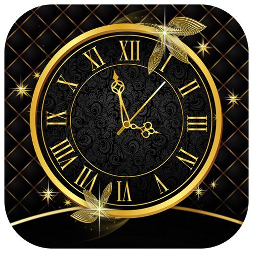 Golden Clock Live Wallpaper icon