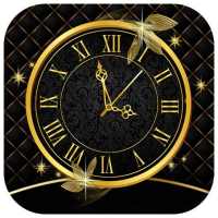 Golden Clock Live Wallpaper on 9Apps