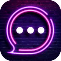 Neon Messenger for SMS - Emojis, original stickers