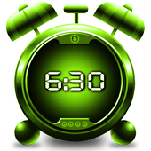 Digital clock &amp; alarm icon