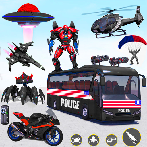 Bus Robot Car War - Robot Game icon