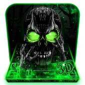 Zombie Skull Keyboard أيقونة