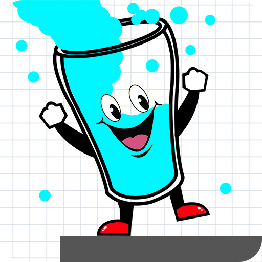 Clever Glass-Leisure Drawing Water Cup Puzzle Game icon