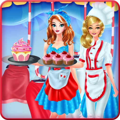 Dress Up Game Cupcakes Factory icon