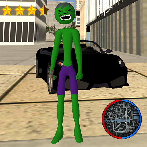 Monster Simulator Stickman Rope Hero Simulator. icon