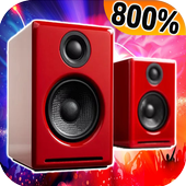 800  sound booster -volume booster -( max booster) icon