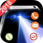 Flash on Call and SMS: Automatic flash alert 2018 on 9Apps