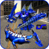 Crocodile Robot Transform Attack 2018 icon