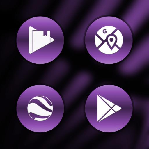 Metallic Violet Icons By Arjun Arora icon