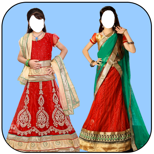 Wedding Wear Lehenga Choli Photo Montage icon