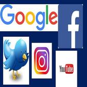 My Facebook, Instagram &amp; Twitter icon
