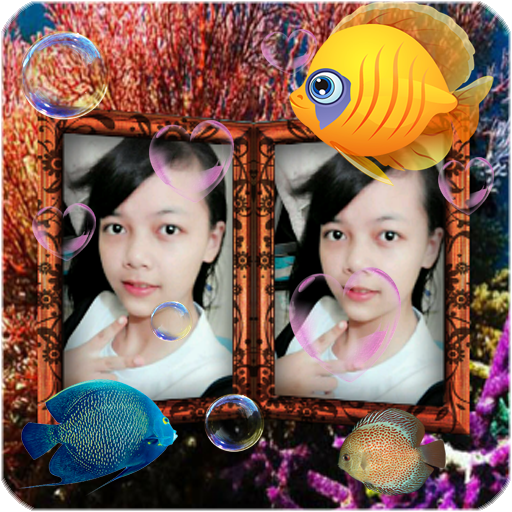 Couple Photo Aquarium Live Wallpaper icon