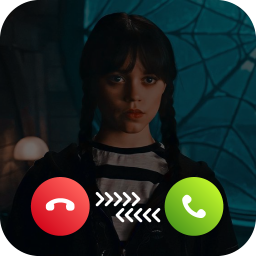 Wednesday Addams fake calling icon