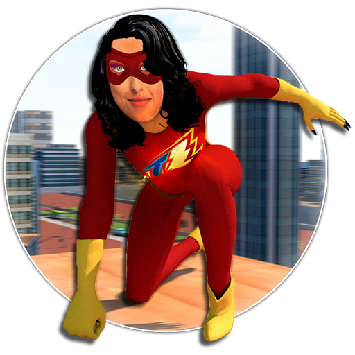 Spider Girl Moto Bike - Pizza Delivery Food Games icon