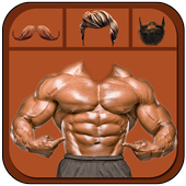 Body Builder Photo Suit Men icon