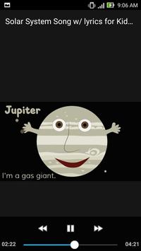 Solar System Song w/ lyrics Kids Learning Offline screenshot 1