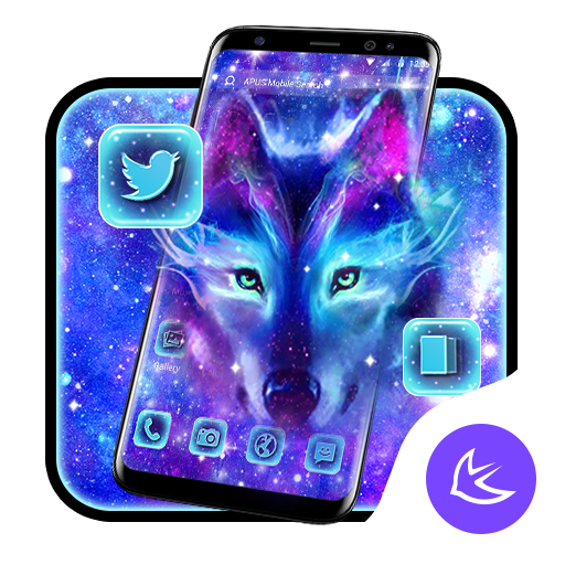 Galaxy Wolf APUS Launcher theme icon