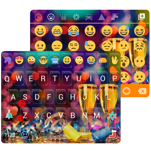 Happy New Year Emoji Keyboard icon