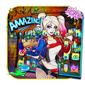 Joker Girl Keyboard Theme icon