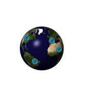 World clock widget icon