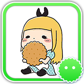 Stickey Funny Girl 2 icon