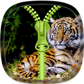 Tiger Zipper Lock Screen icon