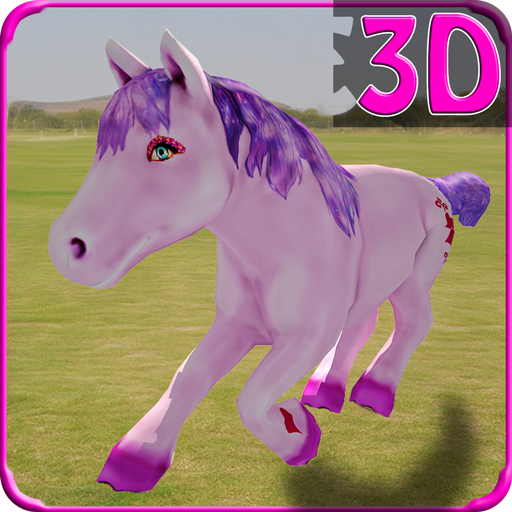 Wild Pony Horse Run Simulator icon