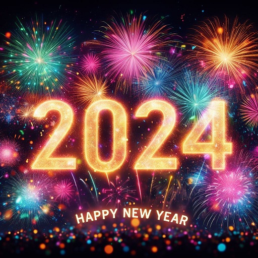 Happy New Year 2024 icon