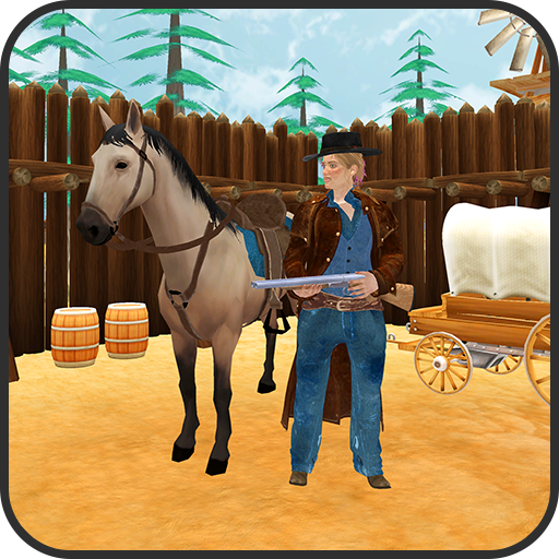 west wild gunfighter: cowboy shooting games icon