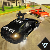 US Police Car Shooter: Crime City Gangster Chase icon