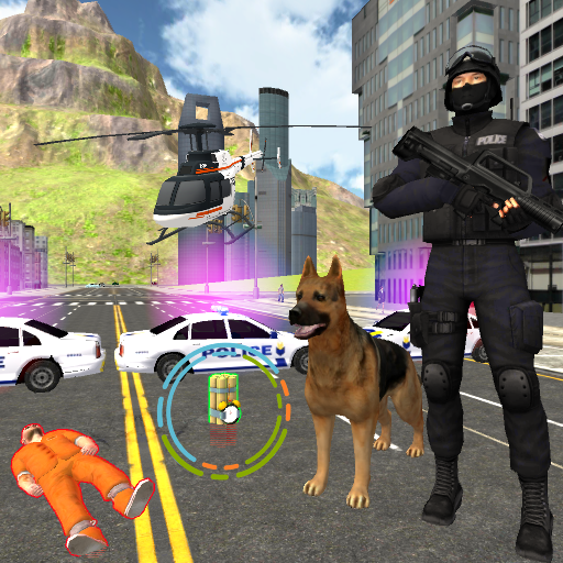 US Police Dog - City Crime Shooting Game icon