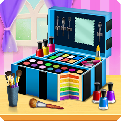 Makeup Cosmetic Cake Box Game icon