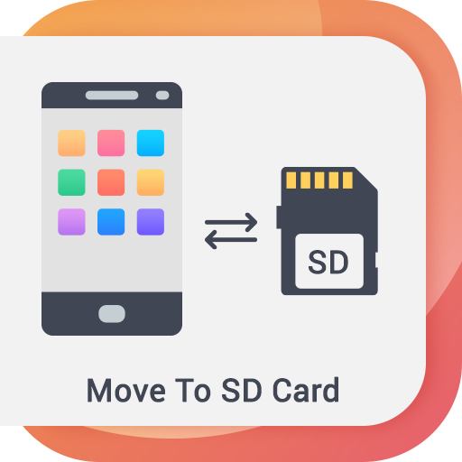 Move To SD Card, Storage manager, SD file transfer icon