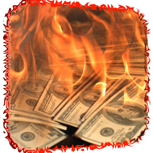 Burning Money Live Wallpaper icon