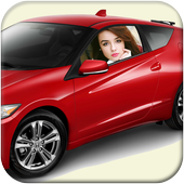 Racing car photo frames icon