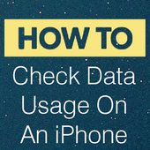 Check Data Usage On An iPhone icon