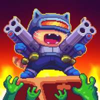 Cat Gunner: Super Zombie Shooter Pixel