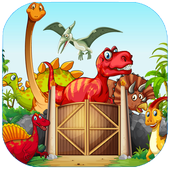 Park de Dinosaur pour enfants et bébé icon